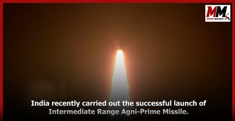Intermediate Range Agni-Prime Missile