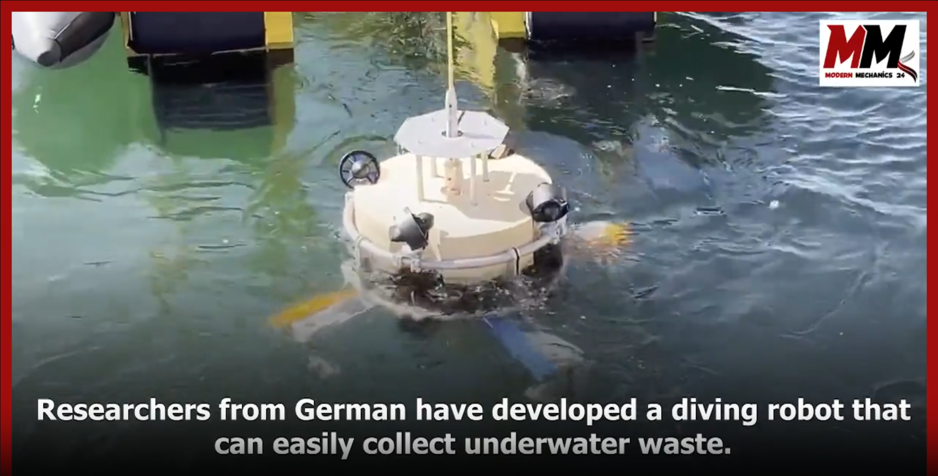 collect underwater waste