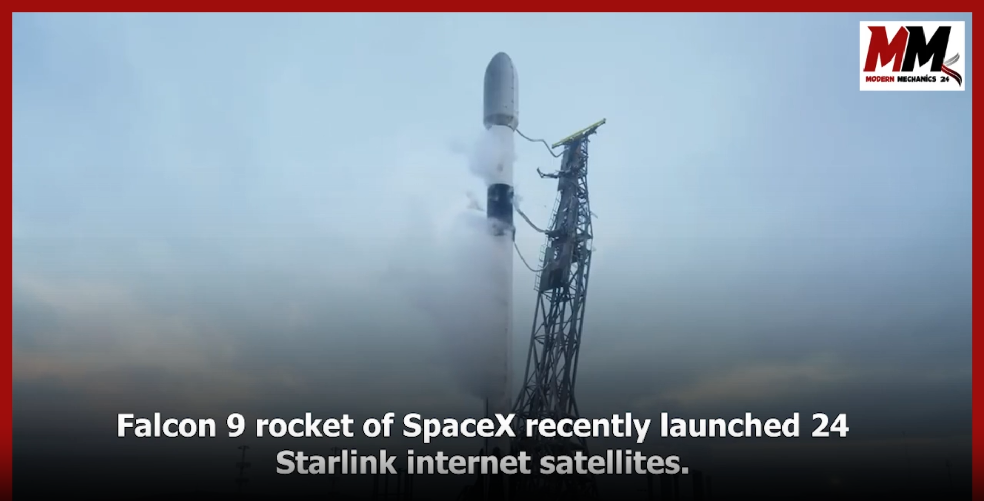 Falcon 9 rocket of SpaceX