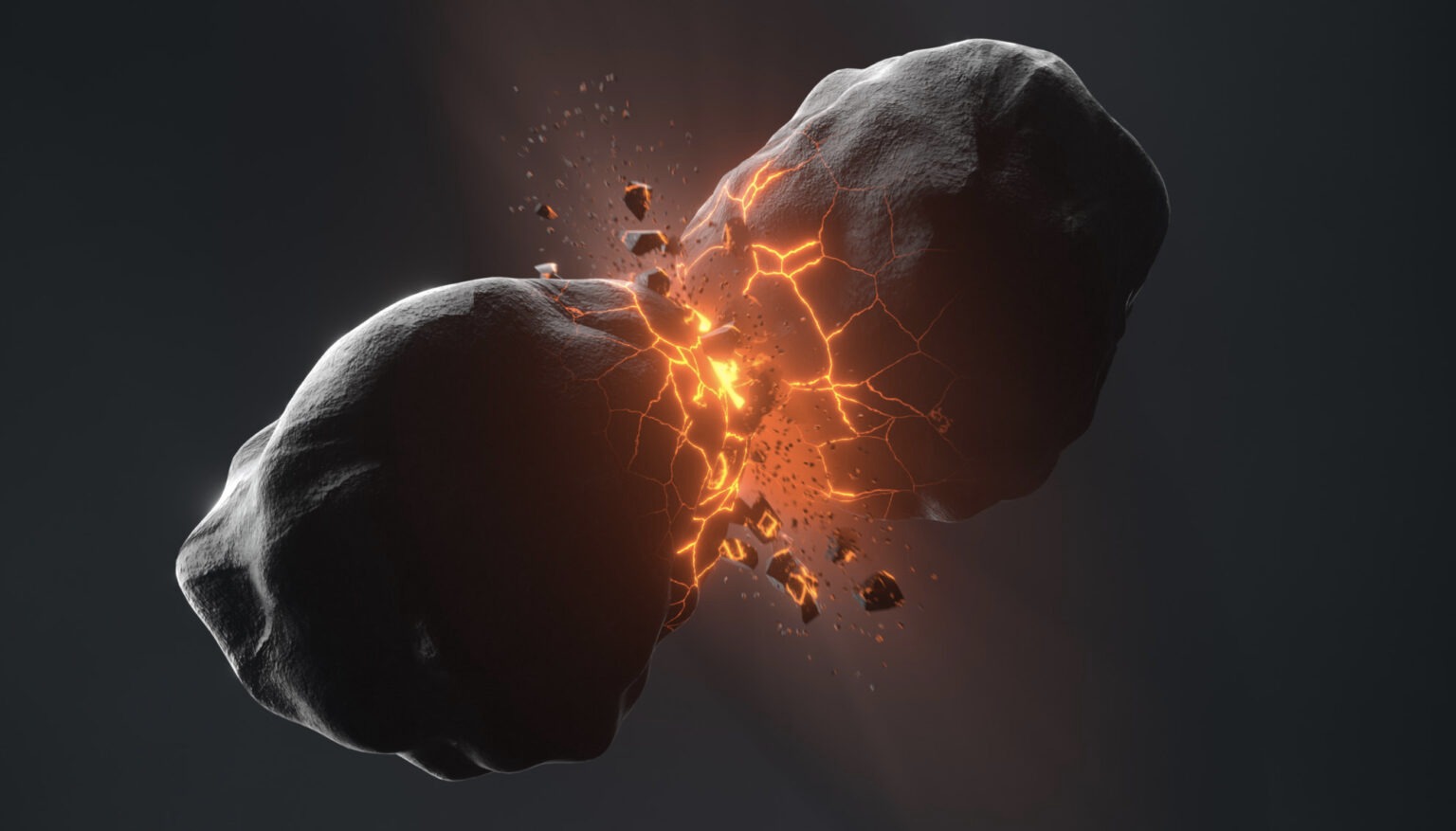 Hubble Space Telescope image showing the bright debris disk and a glowing dust cloud around the star Fomalhaut.