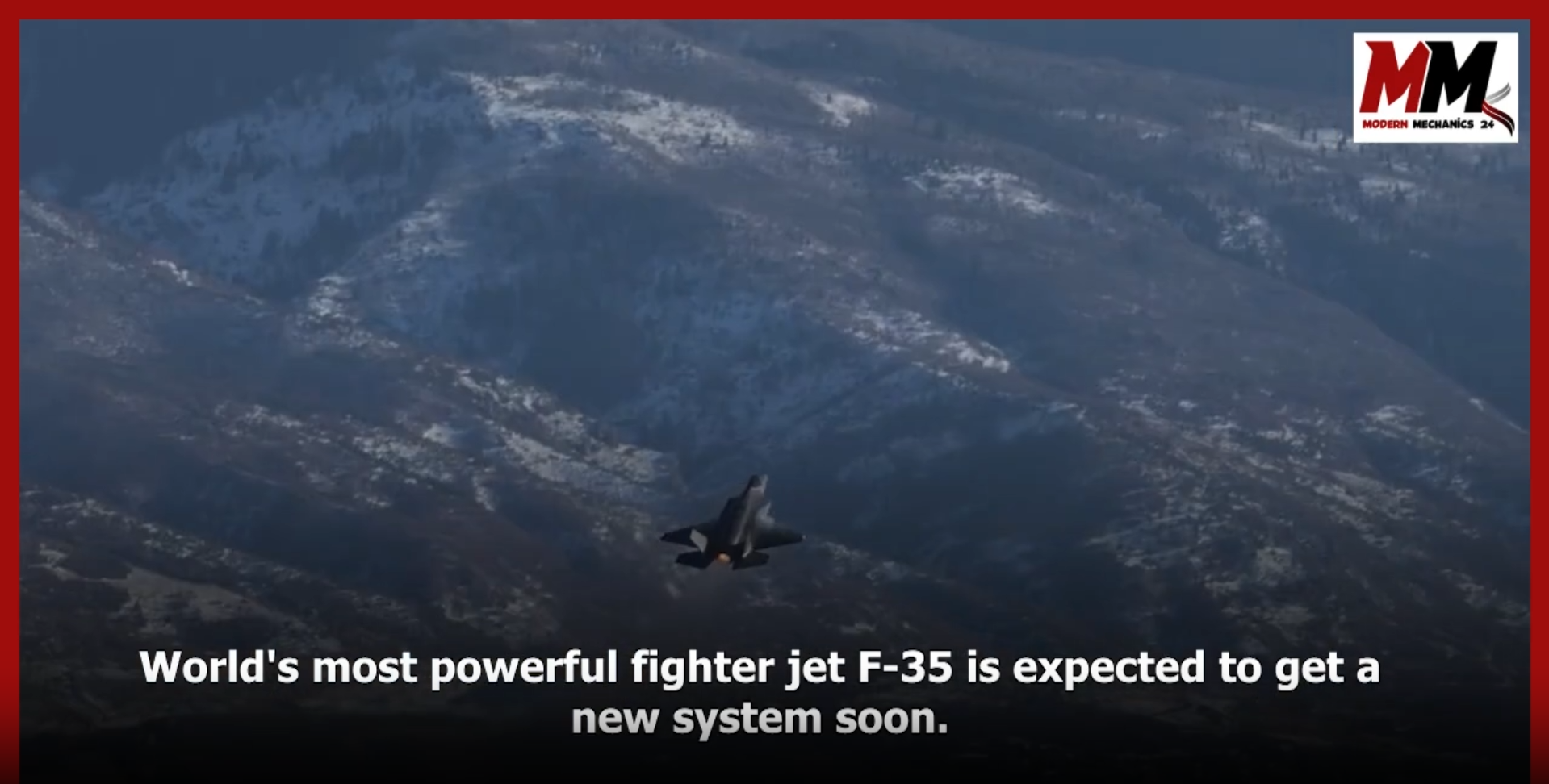 powerful fighter jet F-35