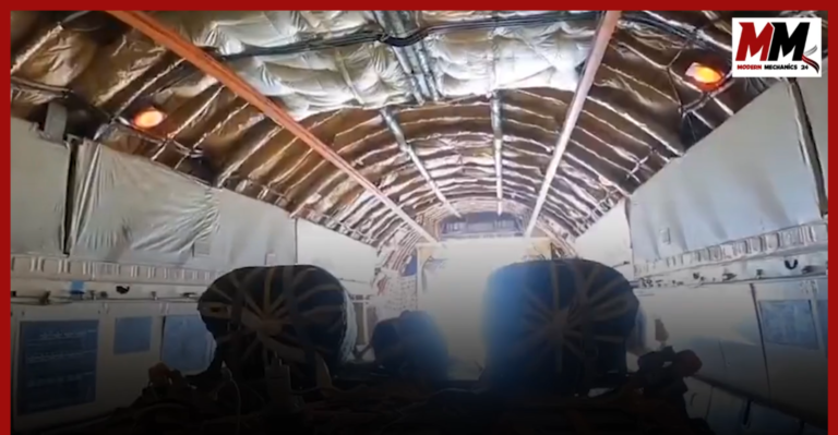 test of main parachutes for Gaganyan Crew module