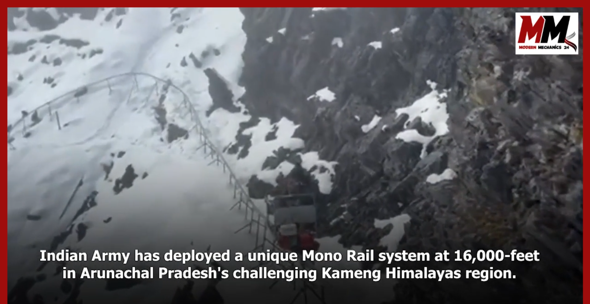 Unique Mono Rail system deployed