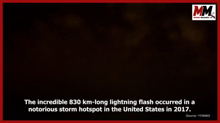 World record for the longest lightning flash established