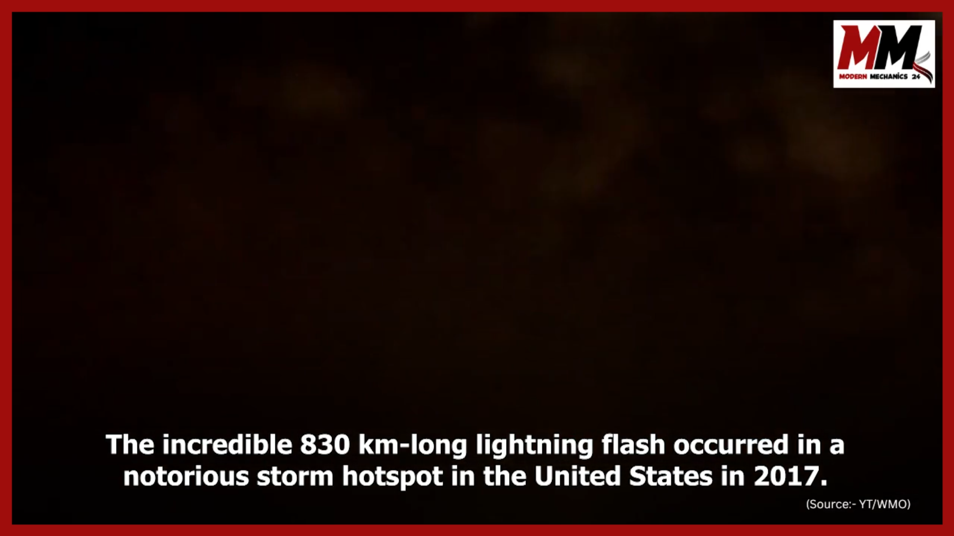 World record for the longest lightning flash established