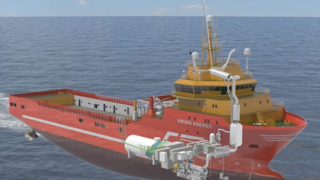Ammonia-Powered Offshore Vessel