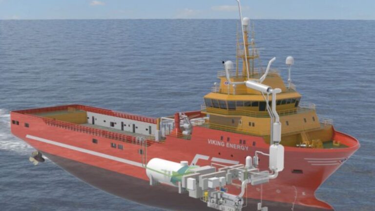 Ammonia-Powered Offshore Vessel