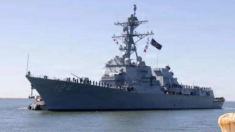US Navy Destroyer USS Harvey C. Barnum Jr.