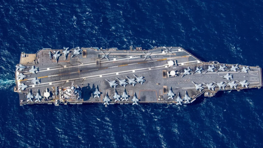 USS Gerald R. Ford at Red Sea