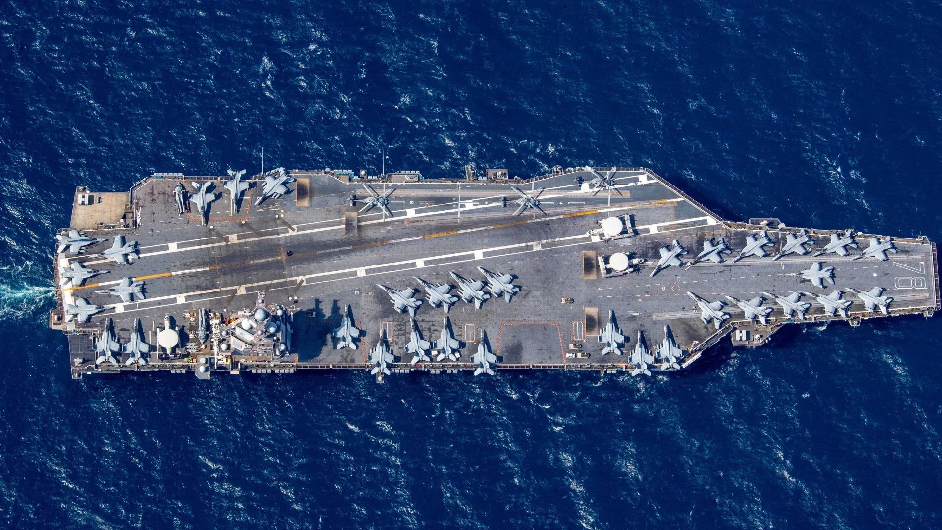 USS Gerald R. Ford at Red Sea