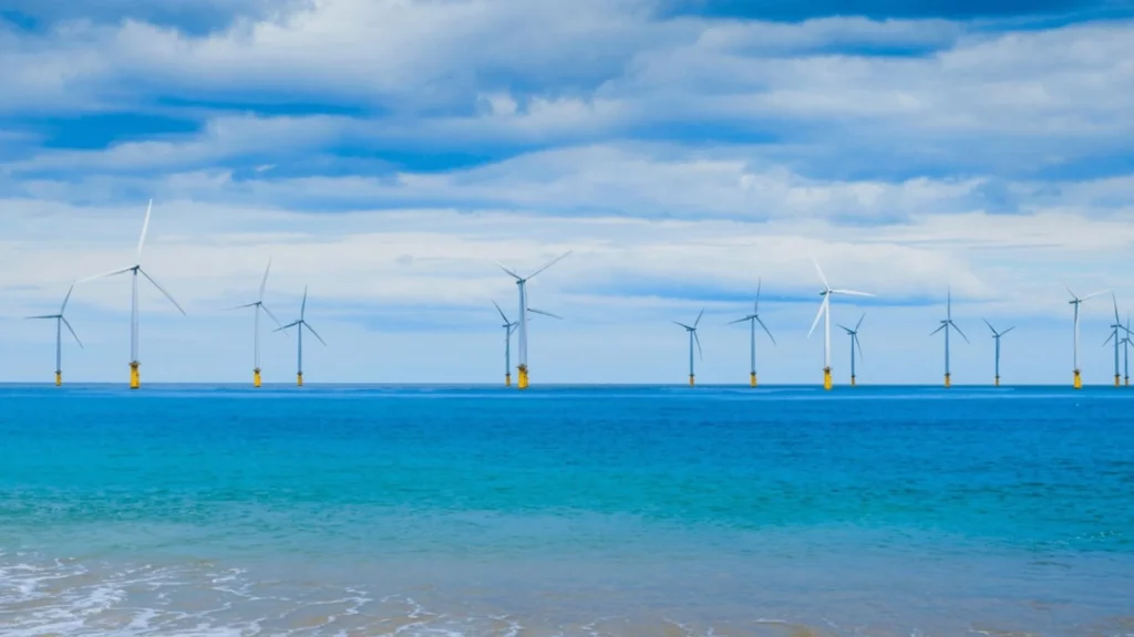 floating wind farm near Izu Islands