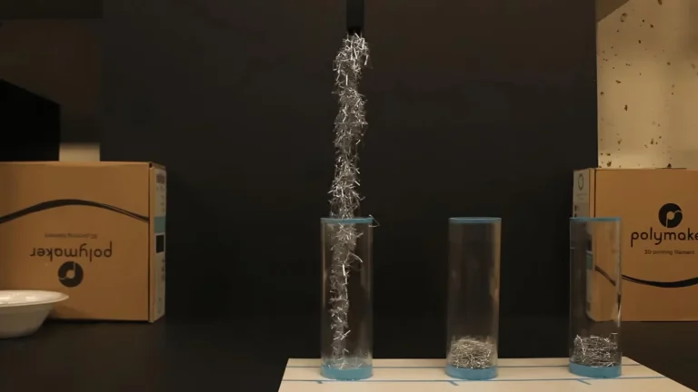 Liquid Metal: Staple-Shaped Material Acts Solid