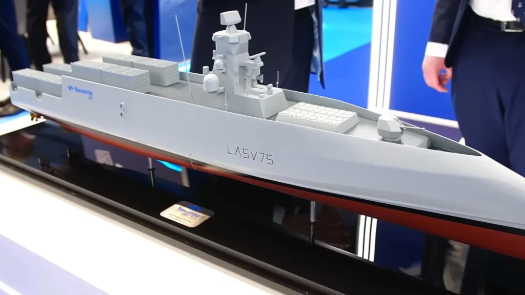 Navantia UK Reveals LASV75 Autonomous Warship Concept for Royal Navy Operations