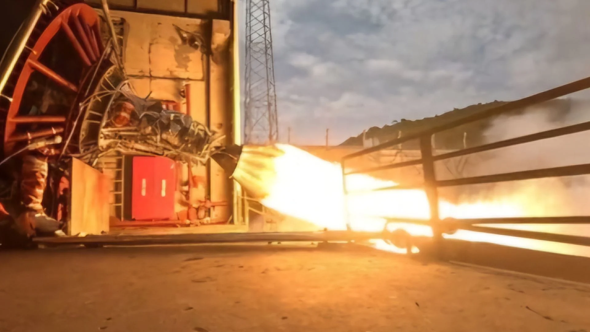 Mega Engine Fires Reusable Rocket Engine in China