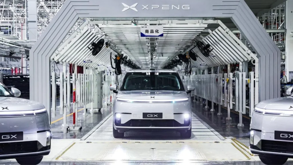 XPeng Begins Mass Production of Robotaxi in China