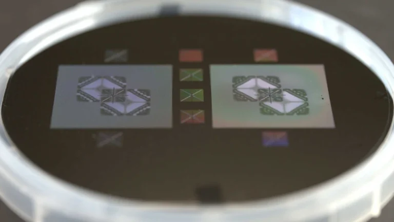 Silicon Metamaterial Steers Vibrations Along Set Paths