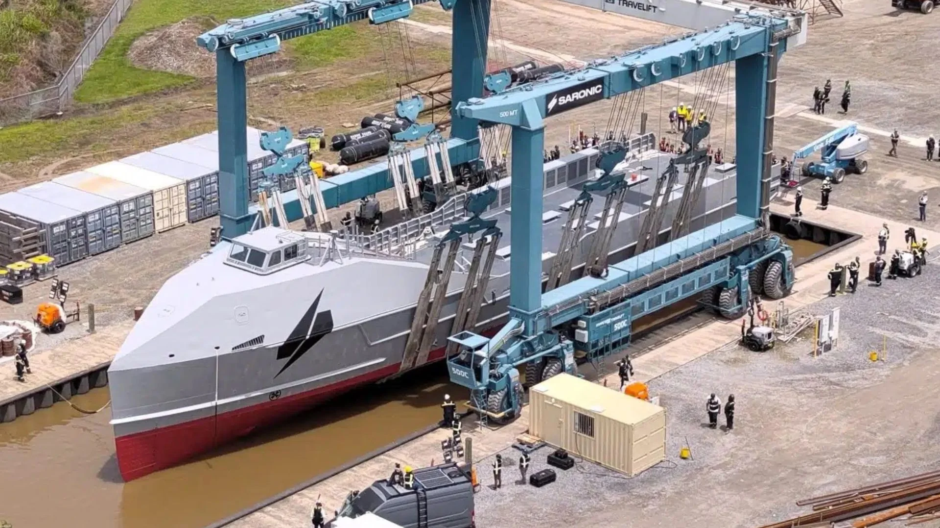 Saronic Launches Marauder MUSV With 5,400-Nautical-Mile Range and 150-Ton Payload Capacity