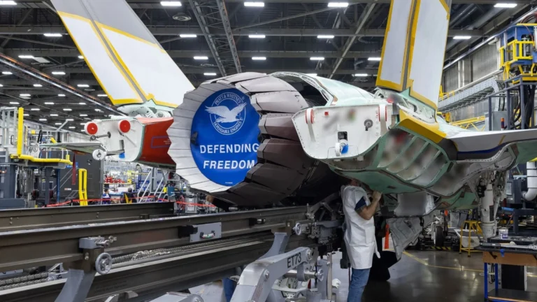 Germany's First F-35A Reaches Key Milestone With F135 Engine Installation