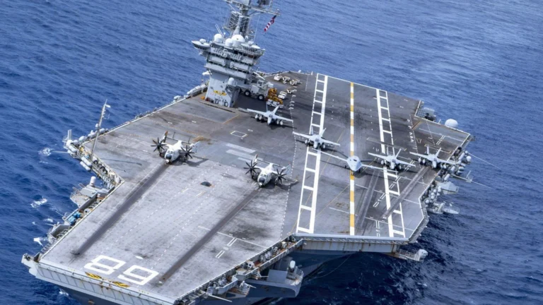 MQ-25 Stingray Drone Spotted Aboard USS Nimitz During Fleet Exercise 250