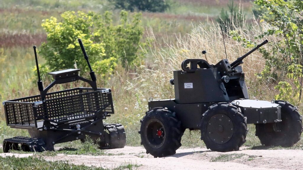 Armed ground robot