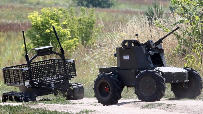 Armed ground robot
