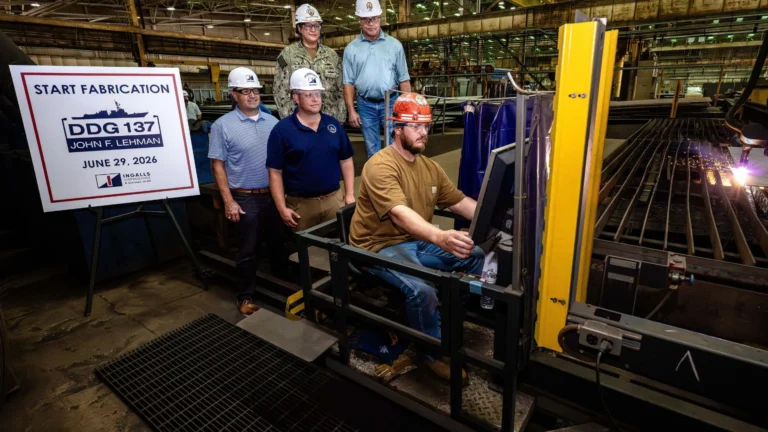 USS John F. Lehman: HII Begins Fabrication on US Navy's Newest Flight III Destroyer