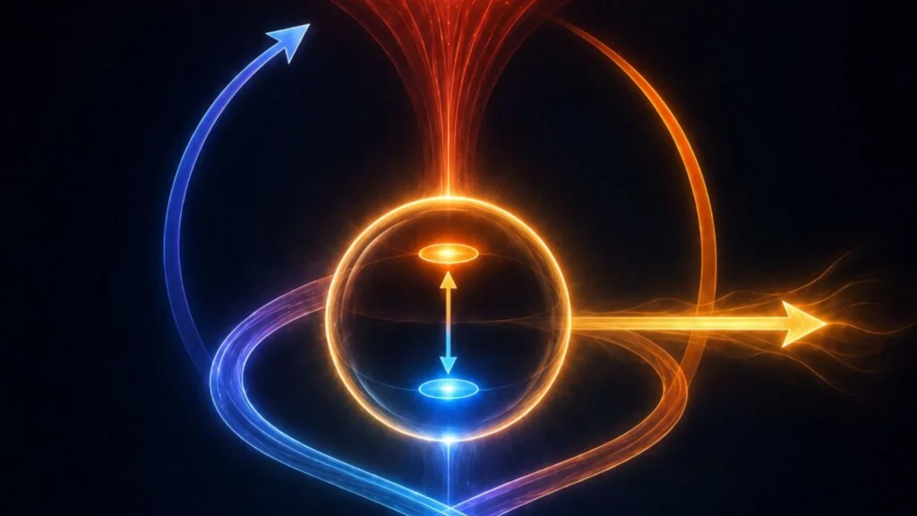 Quantum Heat Engine Generates Power While Cooling Using Unusual Heat Flow