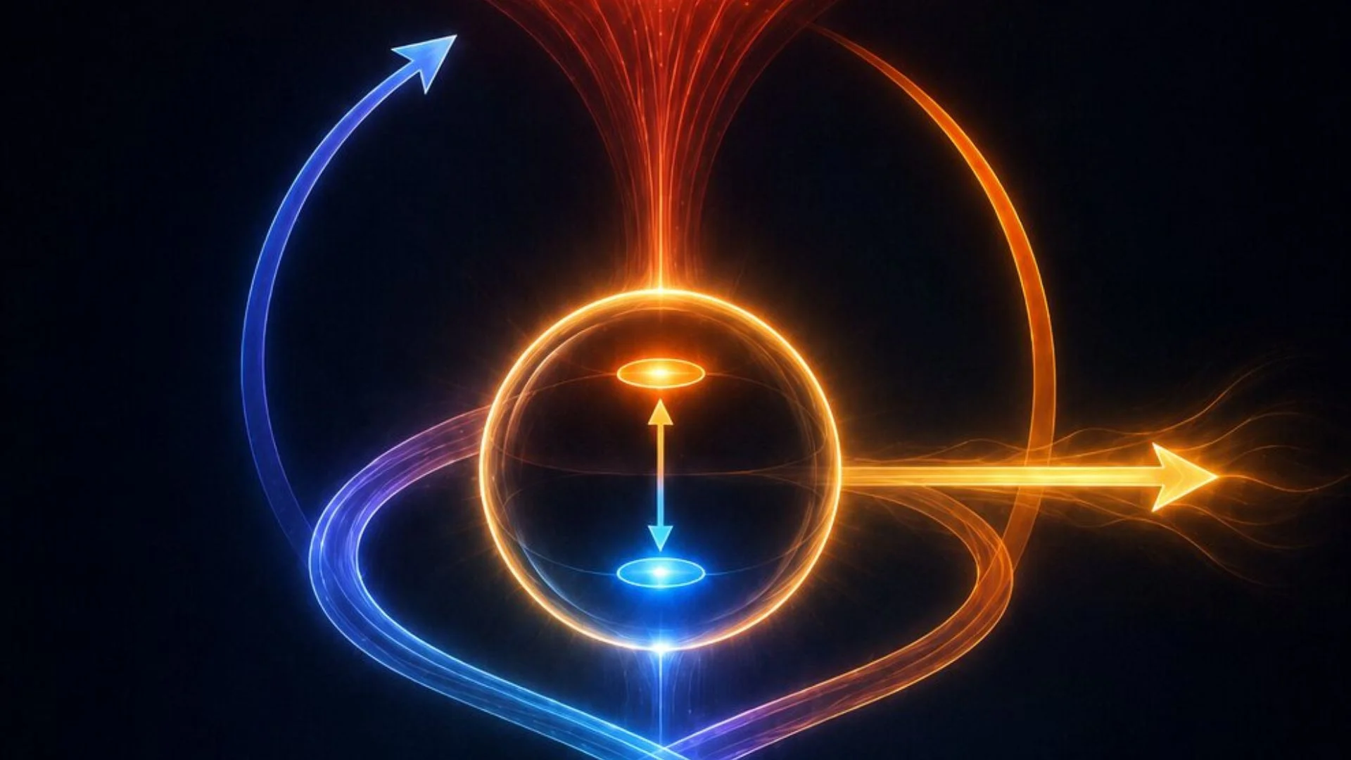 Quantum Heat Engine Generates Power While Cooling Using Unusual Heat Flow