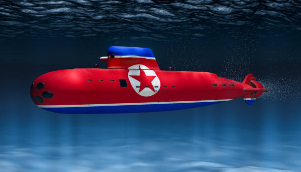 Concept illustration of South Korea's planned nuclear-powered Jang Bogo-N submarine.