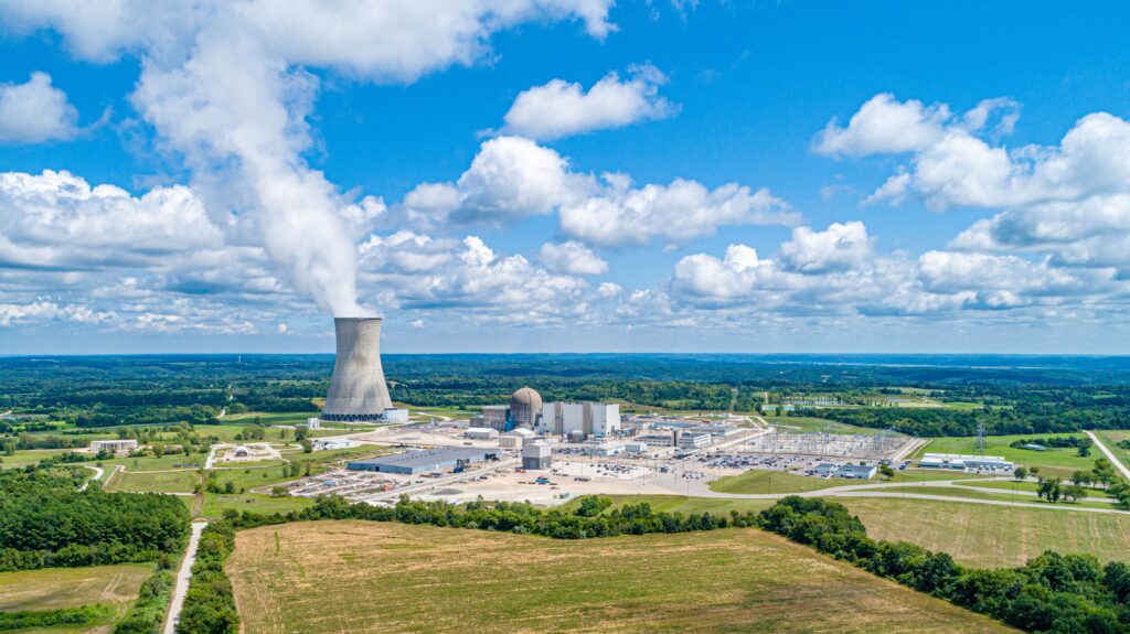 Engineers work on advanced nuclear energy technology as part of a U.S. Department of Energy research program.