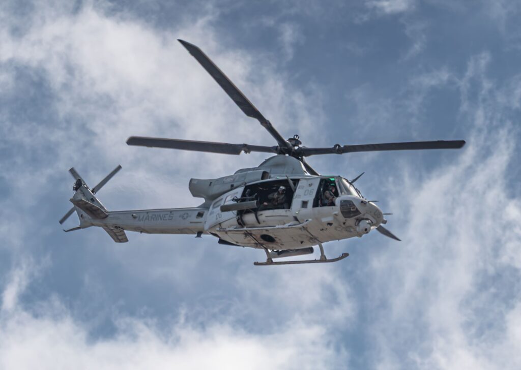 AI-powered Argus platform analyzing social media, video, and online information for U.S. Marine Corps analysts.
