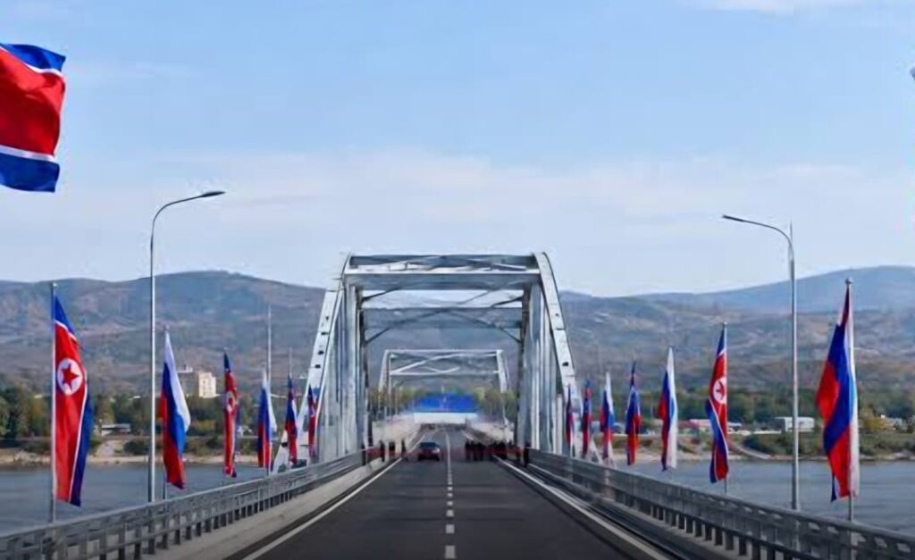 Russia, North korea road