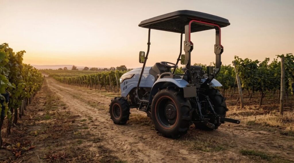 a 27-hp electric tractor