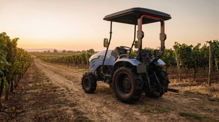 a 27-hp electric tractor