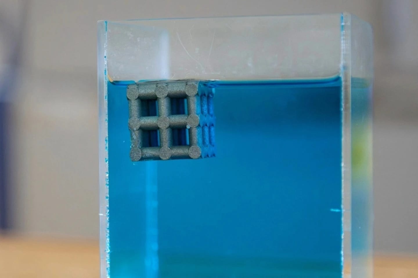 3D-printed titanium