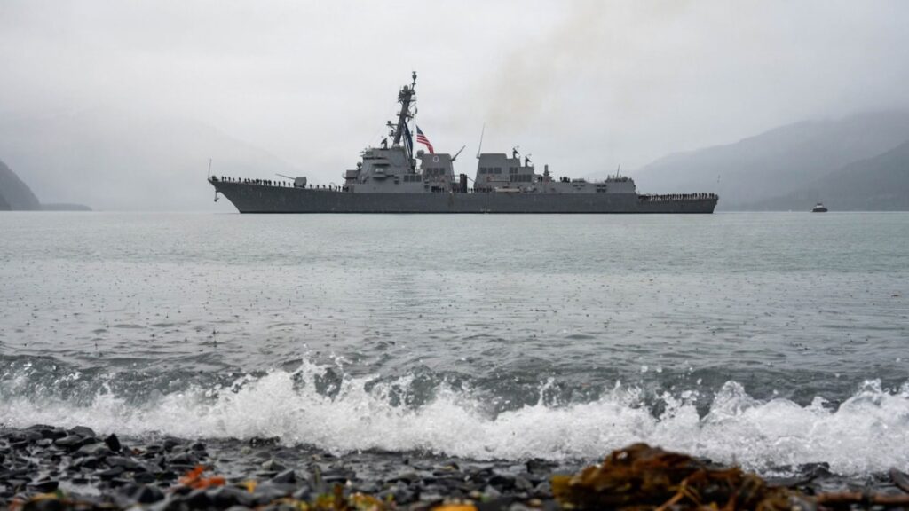 US Navy Commissions USS Ted Stevens With Advanced Radar And Missile Defence Systems